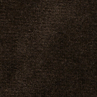 Brown fabric texture sample displaying woven looped construction, brand “bross” with material “ponza” and color code “7027.14” printed.